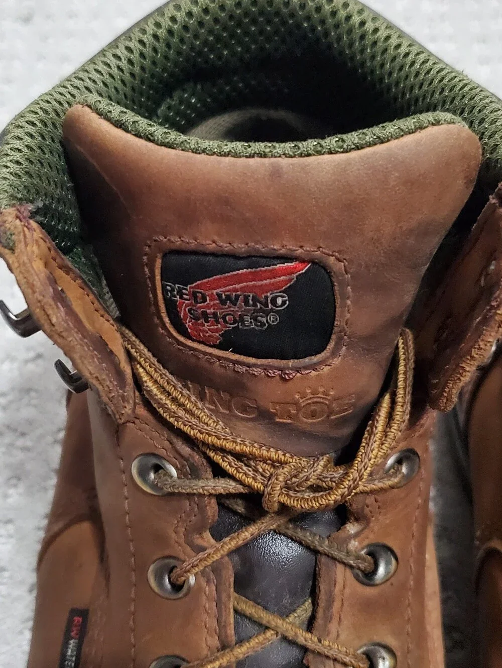 Red Wing King Toe Waterproof Work Boots Brown Leather Steel Toeen Size 11.5 D